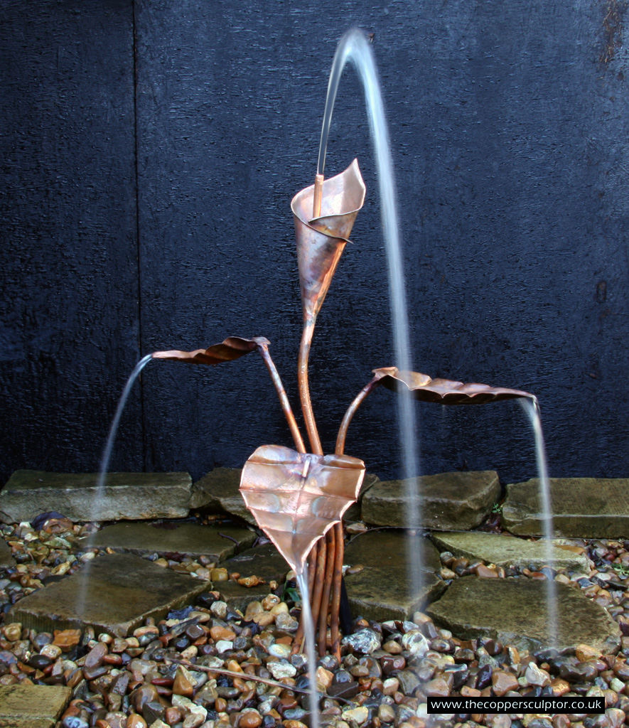 The Copper Sculptor Specializing in Copper Tree Water Features