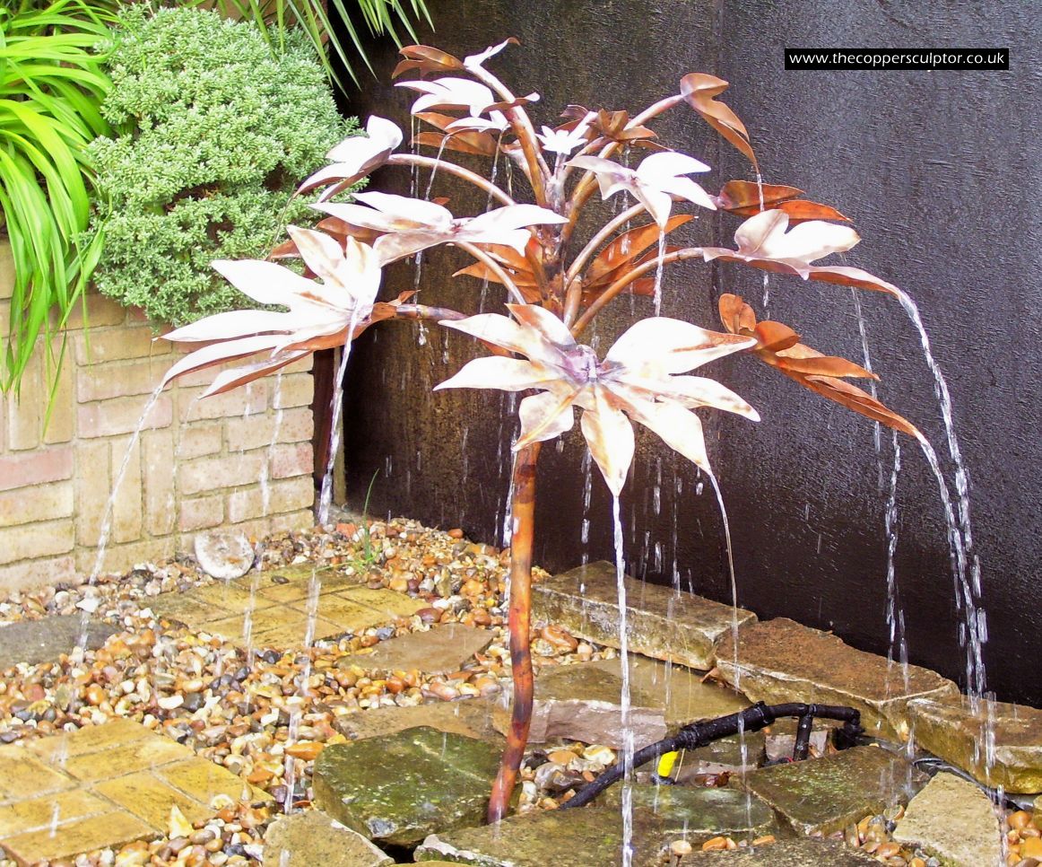 The Copper Sculptor Specializing in Copper Tree Water Features
